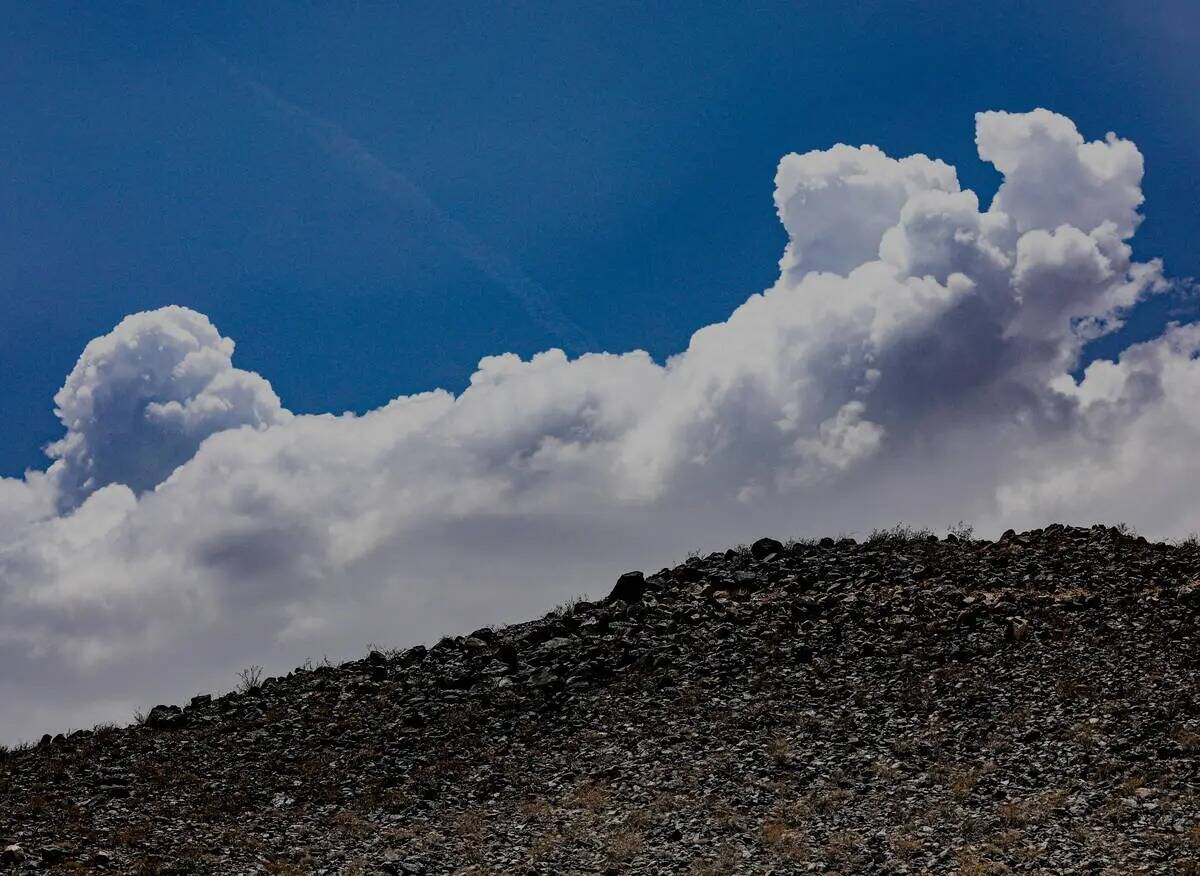 Nubes sobre Henderson el domingo 23 de julio de 2023. (Rachel Aston/Las Vegas Review-Journal) @ ...