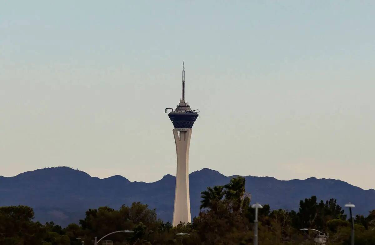 The Stratosphere el lunes 7 de octubre de 2022. (Bizuayehu Tesfaye Las Vegas Review-Journal)