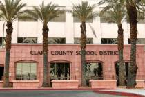 El Distrito Escolar del Condado Clark anunció el martes, 1° de agosto de 2023, que ha llegado ...