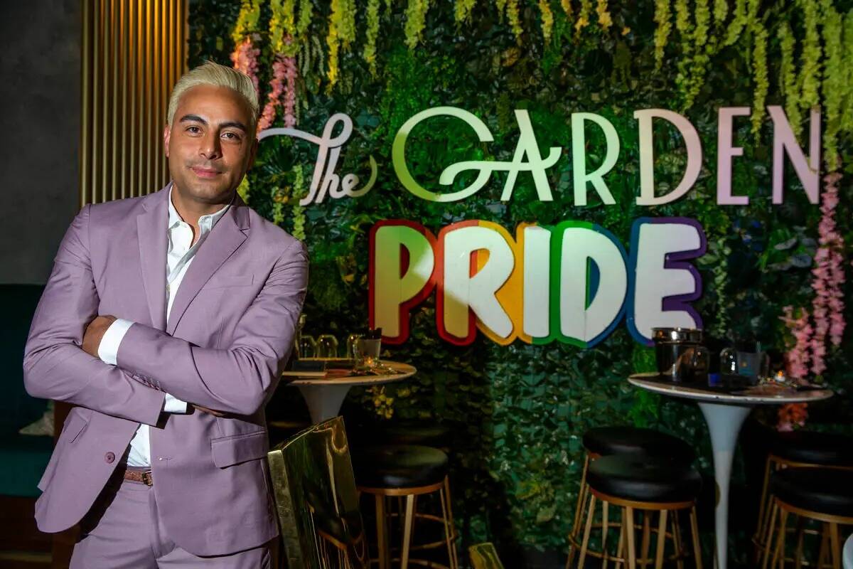 Eduardo Córdova es el dueño del bar de estilo de vida alternativo The Garden Las Vegas. (L.E. ...