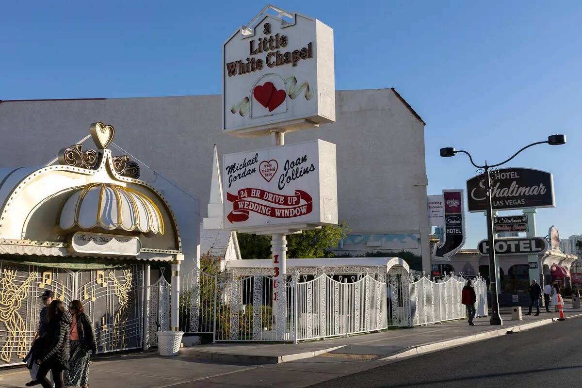 A Little White Wedding Chapel, la famosa capilla de bodas propiedad de Charolette Richards desd ...