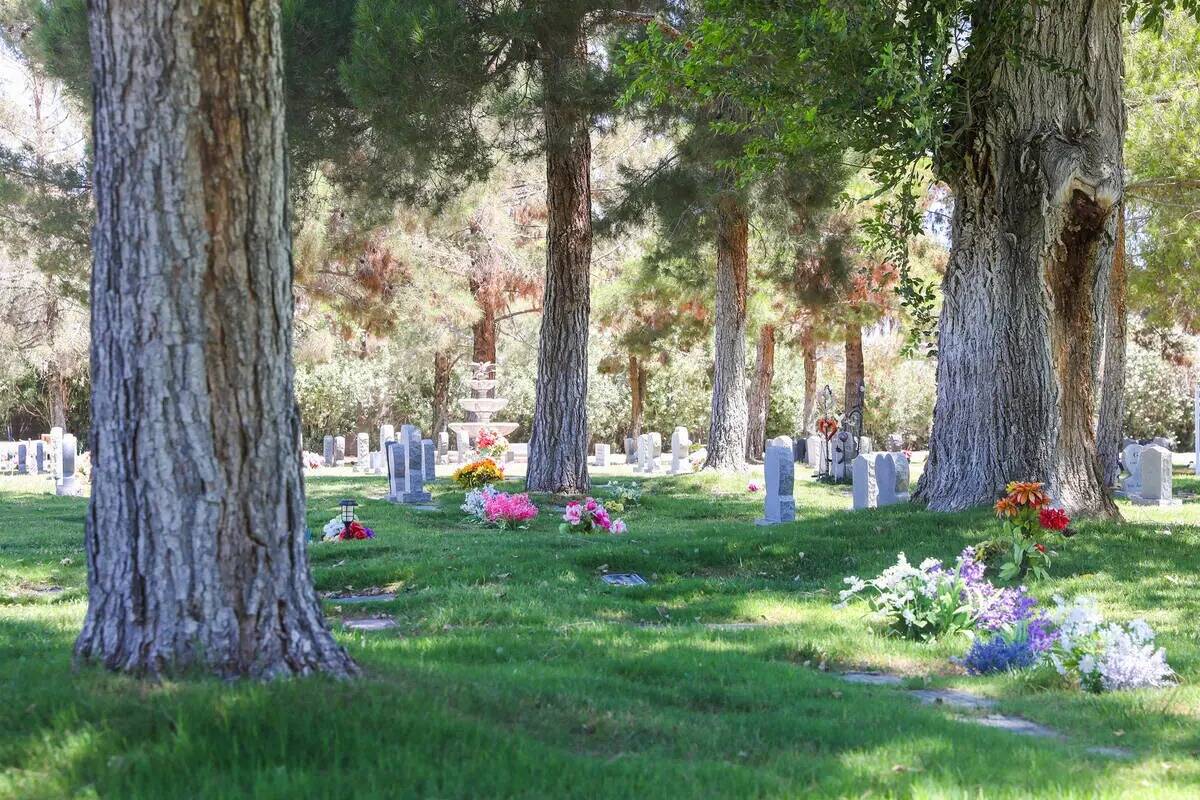 El cementerio de mascotas de Craig Road el 30 de junio de 2023, en Las Vegas. (Daniel Pearson/L ...