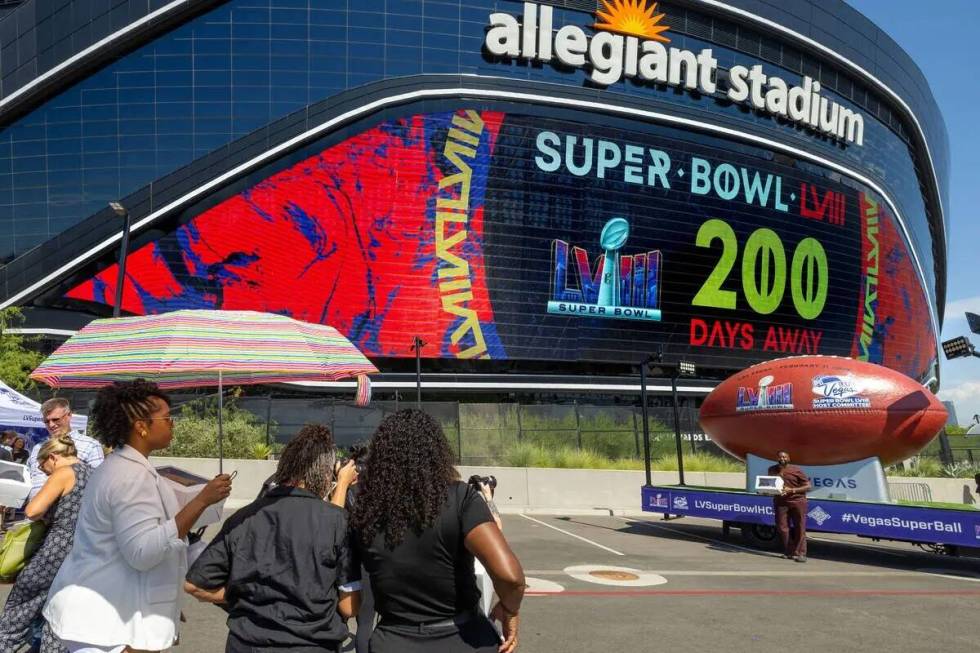 Se publica el calendario de eventos de la semana de la Super Bowl LVIII en  Las Vegas