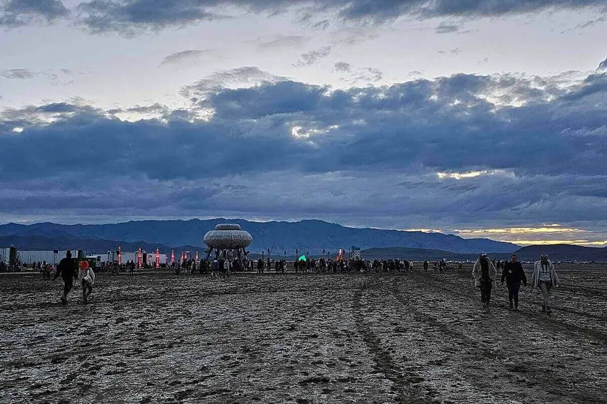 El festival Burning Man el 2 de septiembre de 2023. (Becky Steele)