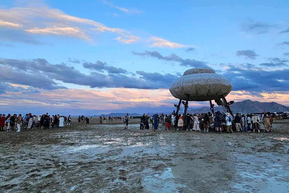 El festival Burning Man el 2 de septiembre de 2023. (Becky Steele)
