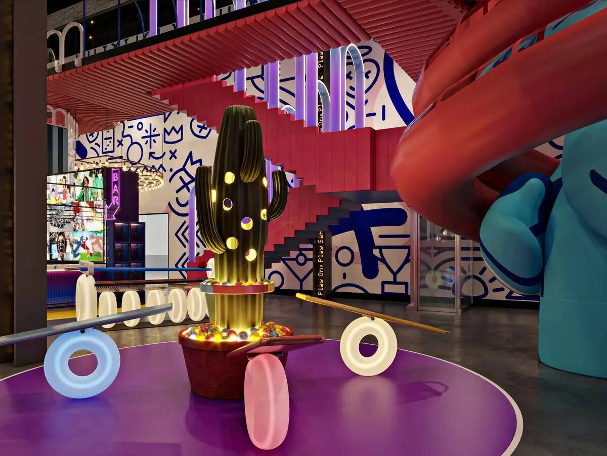 Representación de Play Playground, un colorido centro interactivo no lúdico que llegará a Lu ...