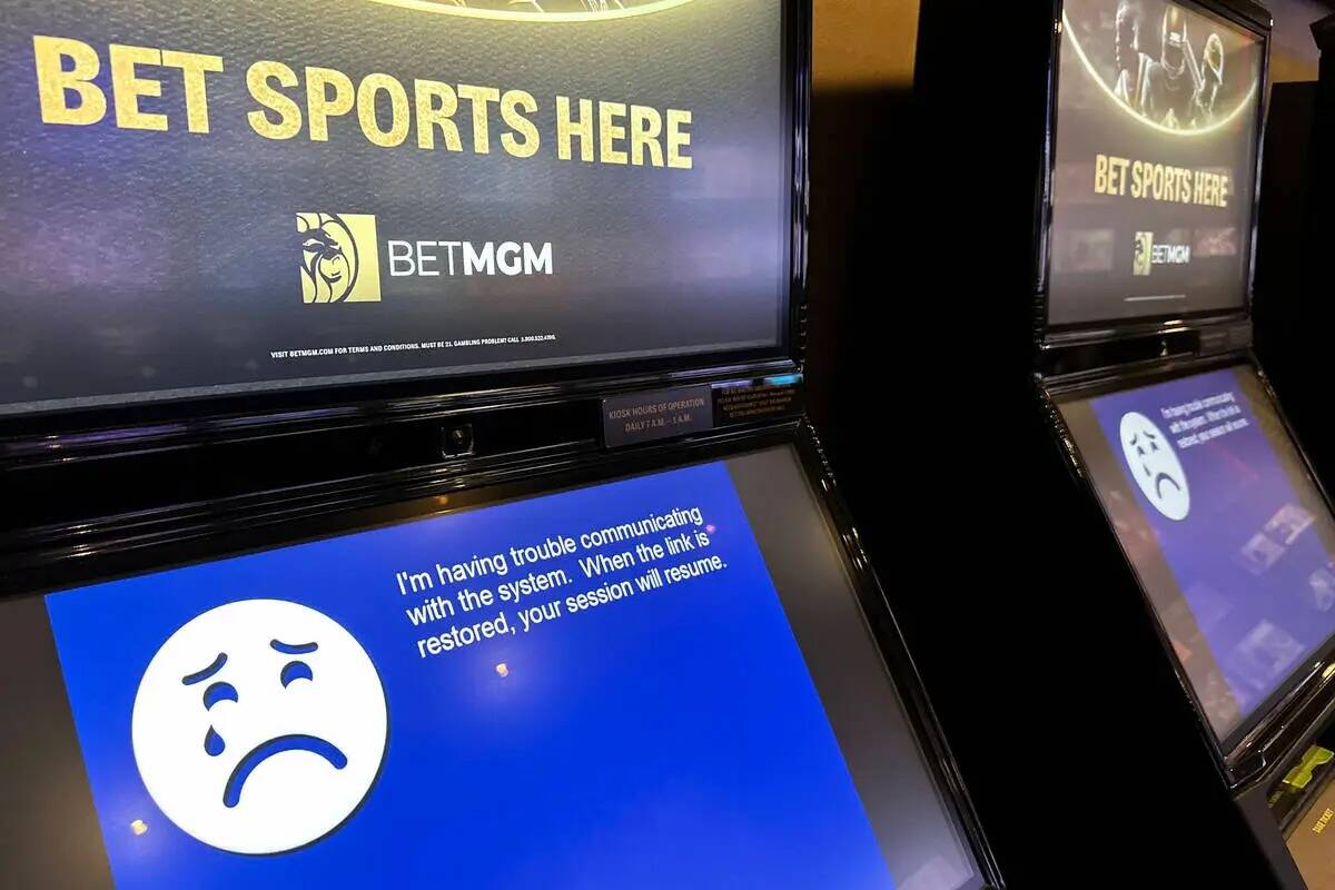 La casa de apuestas deportivas del MGM Grand de Las Vegas el martes 12 de septiembre de 2023. L ...