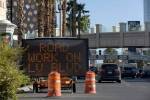 Las obras de la pista del Grand Prix de Las Vegas alterarán el tránsito por el corredor turístico