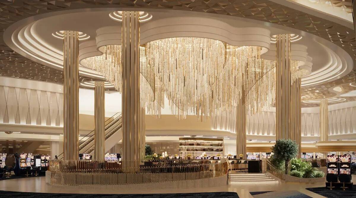 Representación digital del Bleau Bar del Fontainebleau Las Vegas, que abrirá sus puertas el 1 ...