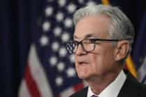 El presidente de la Reserva Federal, Jerome Powell, habla durante una rueda de prensa tras la r ...
