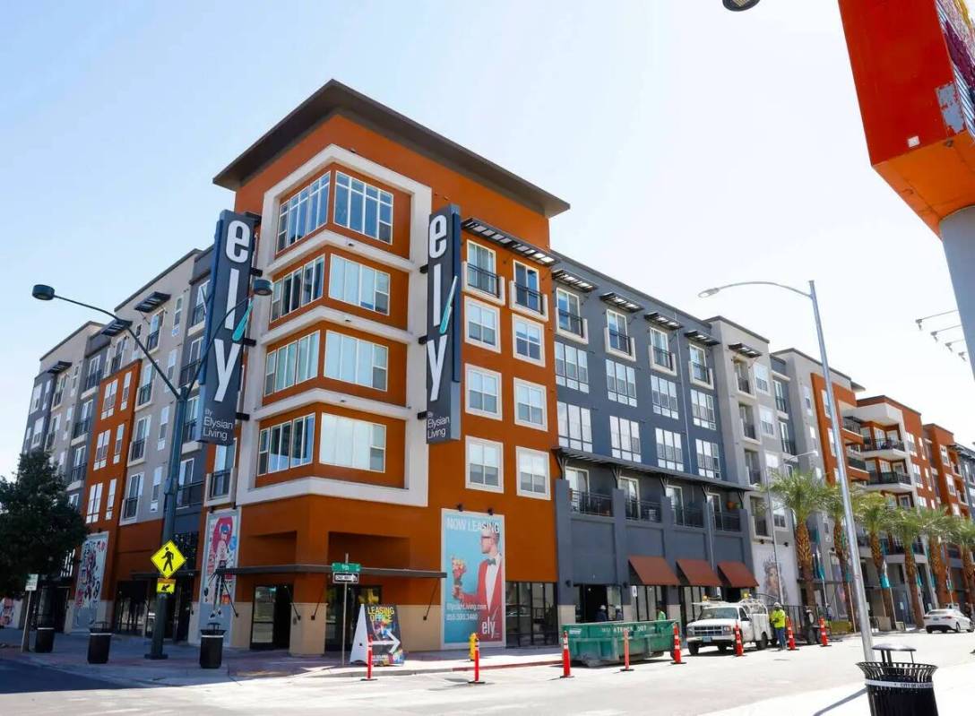 Ely on Fremont, el complejo de apartamentos anteriormente conocido como Fremont9, se muestra en ...