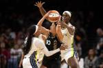 ‘Estuvieron geniales’: las Aces vencen a las Wings en el primer partido de las semifinales de la WNBA – FOTOS