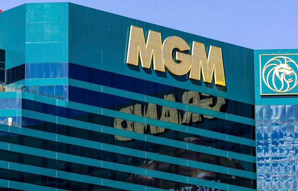 El MGM Grand en pie el martes 12 de septiembre de 2023, en Las Vegas. Un ataque de cibersegurid ...