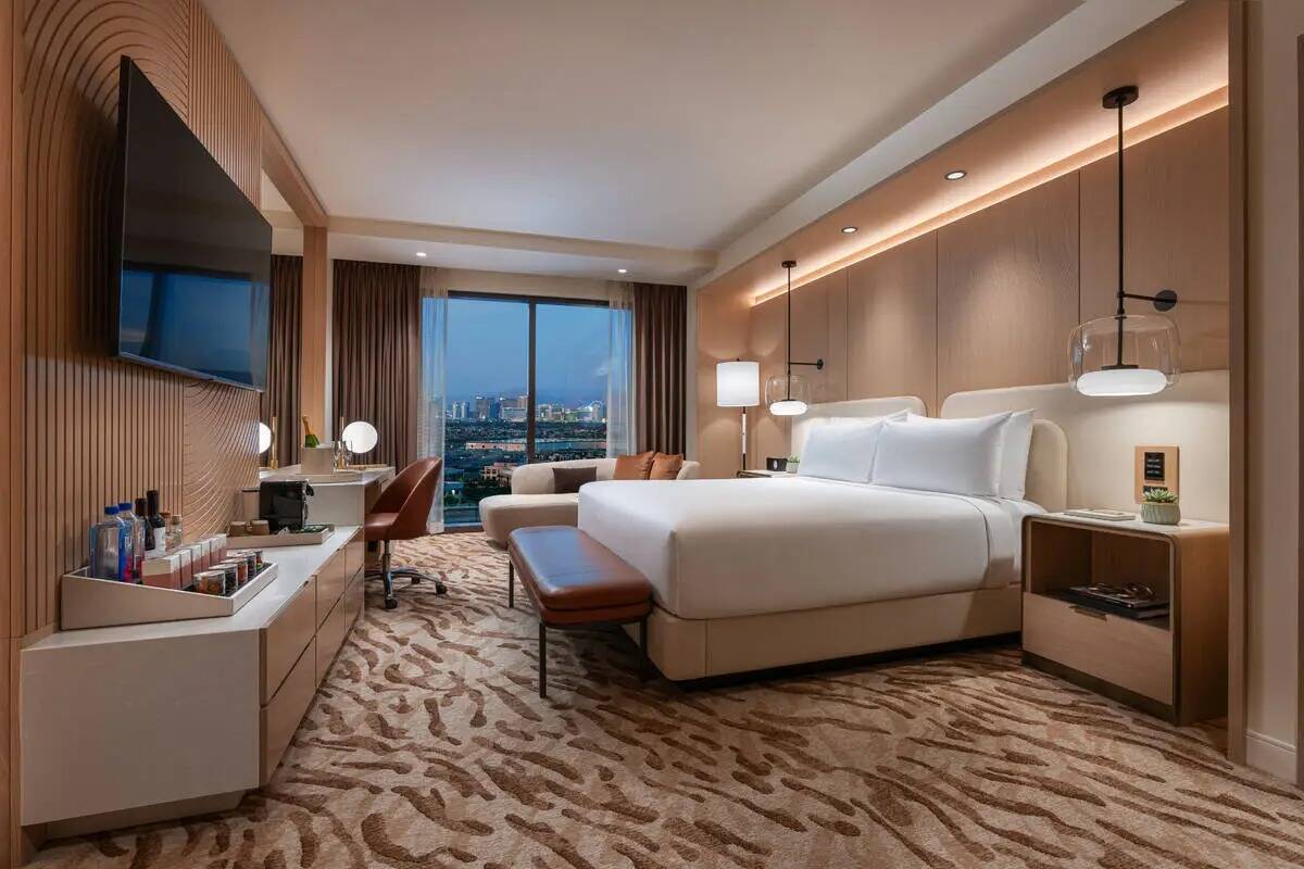 Una habitación king del resort Durango frente al Strip de Las Vegas. Las habitaciones podrán ...