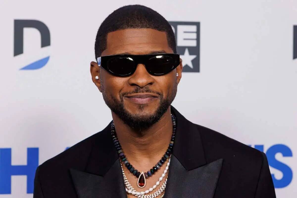 Usher asiste a la fiesta del presidente tras el evento NFL Honors el jueves 10 de febrero de 20 ...