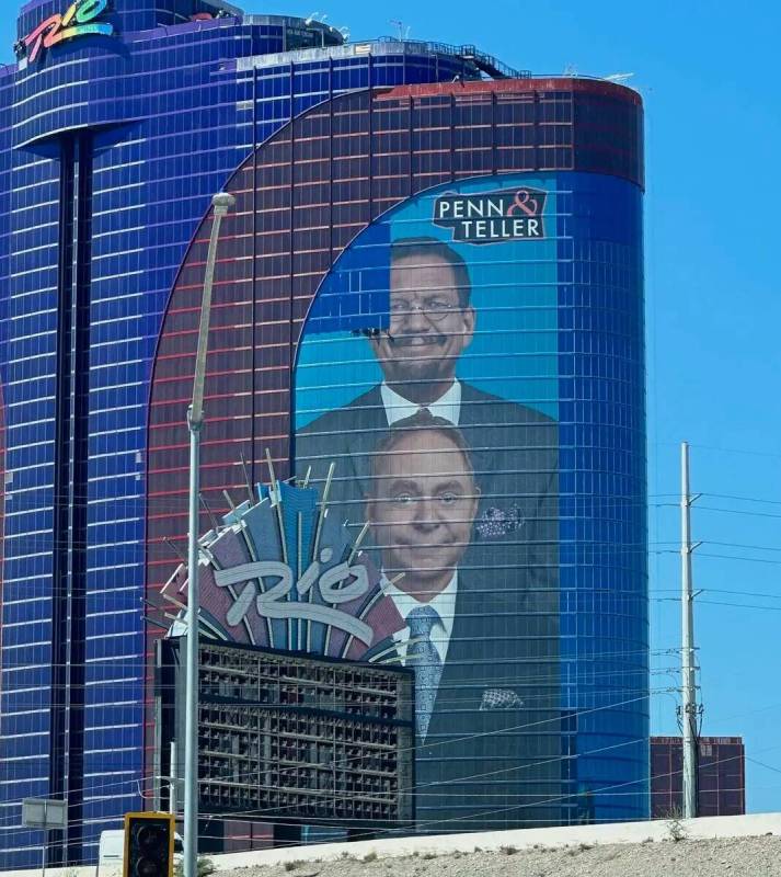 El edificio Penn & Teller se despega del Rio el miércoles 6 de septiembre de 2023. (John Katsi ...