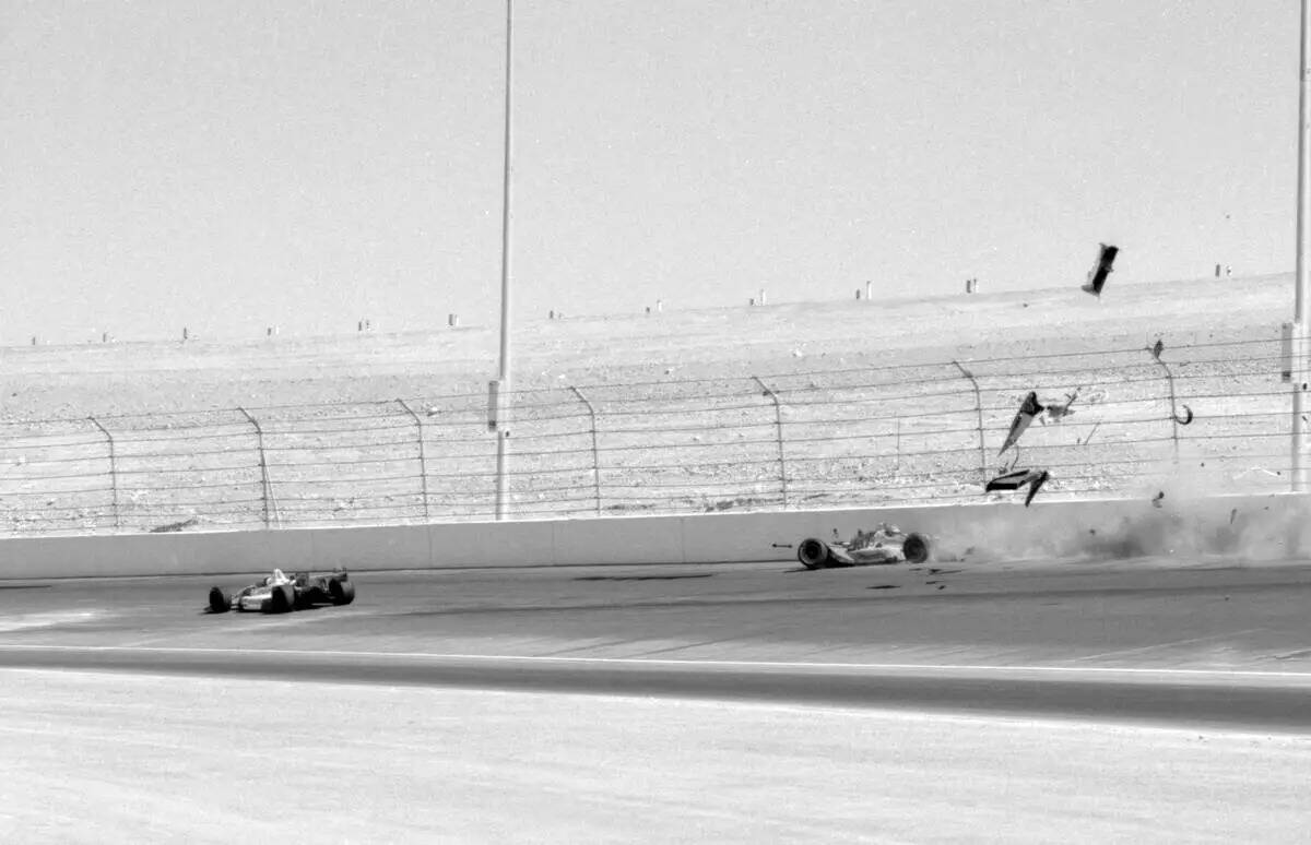 Un vistazo a la carrera de IndyCar 500K de Las Vegas en Las Vegas Motor Speedway el 15 de septi ...