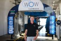 El cofundador Scott Wainwright en el local de WOW Carwash en Pecos Road, en Las Vegas, el marte ...