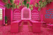 El Pink Room de Rosa Mexicano, que abrirá el 10 de noviembre de 2023 en Miracle Mile Shops at ...