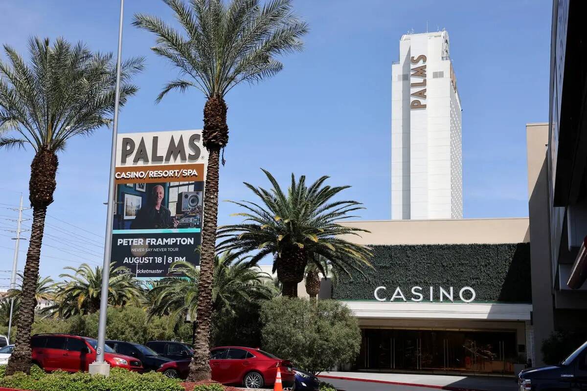 El hotel-casino Palms de Las Vegas el jueves 27 de abril de 2023. (K.M. Cannon/Las Vegas Review ...