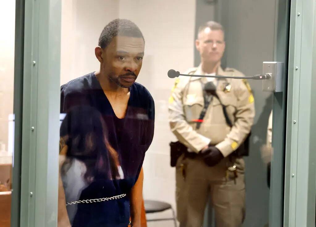 Jemarcus Williams, de 46 años, acusado de DUI en la muerte de dos policías de la Nevada Highw ...
