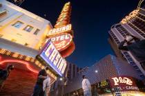 El hotel-casino Golden Gate de Las Vegas, el martes 16 de marzo de 2021. (Las Vegas Review-Jour ...