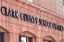Edificio administrativo del Distrito Escolar del Condado de Clark (Las Vegas Review-Journal, Ar ...