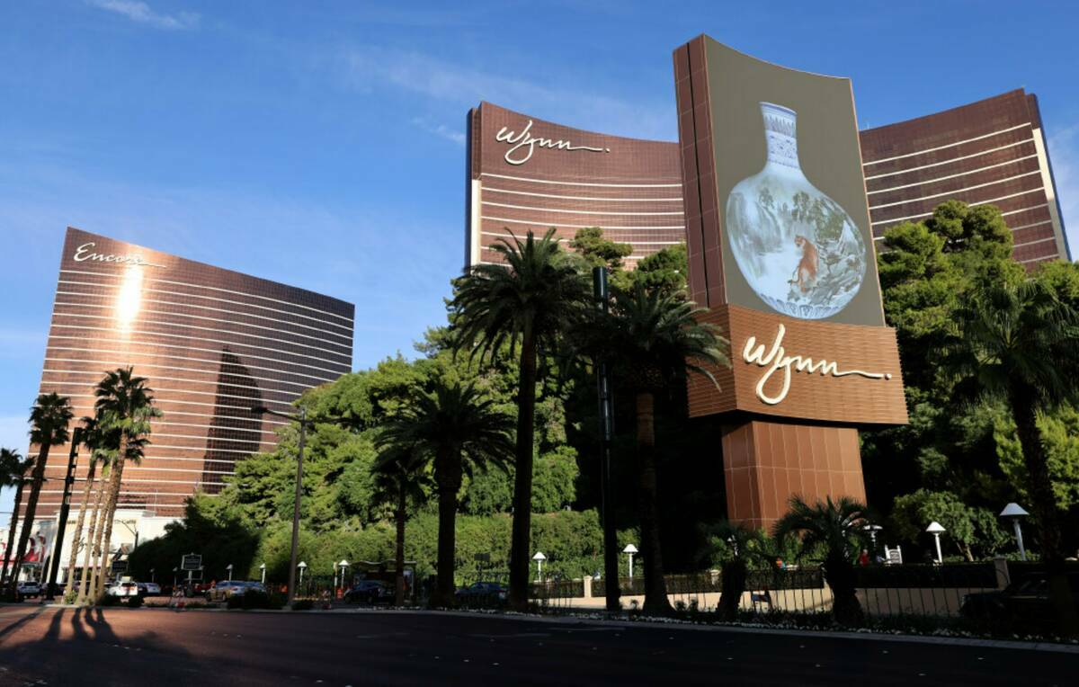 Wynn Las Vegas, en el Strip de Las Vegas, en octubre de 2022. (K.M. Cannon/Las Vegas Review-Jou ...