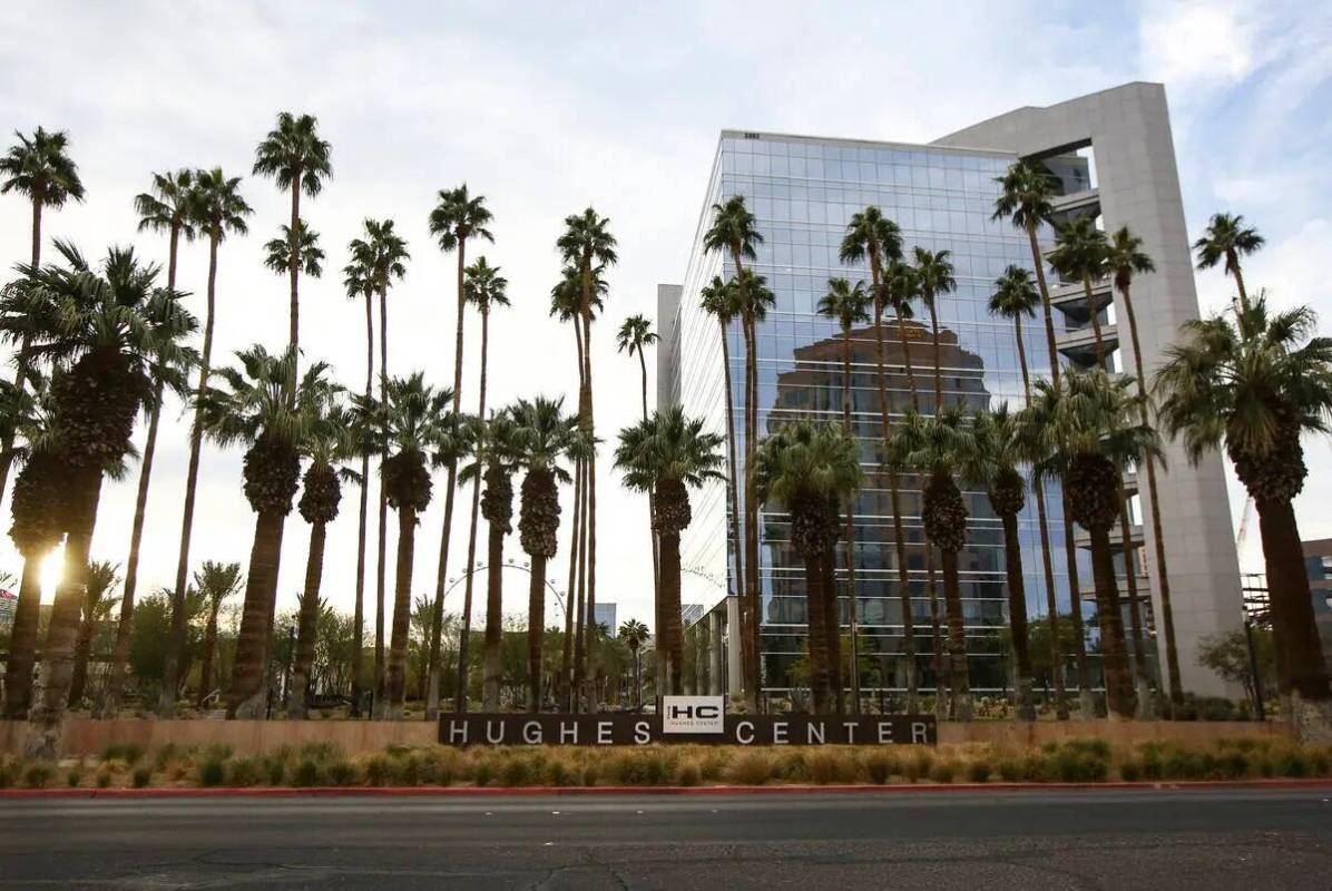 Parque de oficinas Hughes Center en Las Vegas. (Chase Stevens/Las Vegas Review-Journal)