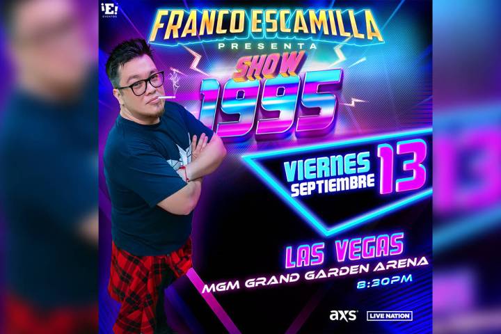 Franco Escamilla se presentará en Las Vegas para el fin de semana de la Independencia de Méxi ...