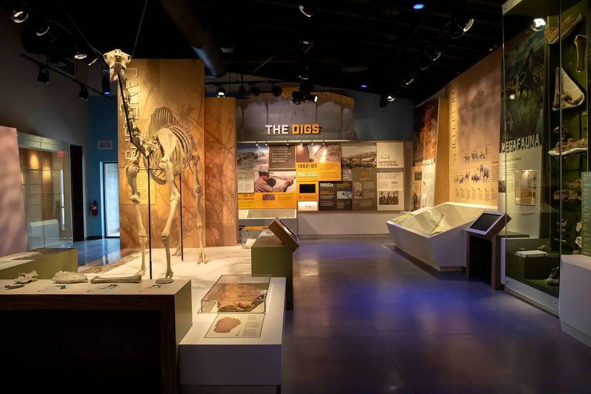 El Ice Age Fossils State Park Visitor Center el miércoles 12 de abril de 2023, en North Las Ve ...