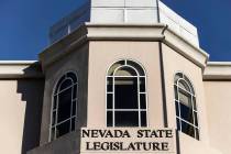 Edificio de la Legislatura del Estado de Nevada. Las Vegas Review-JournalEl edificio de la Legi ...