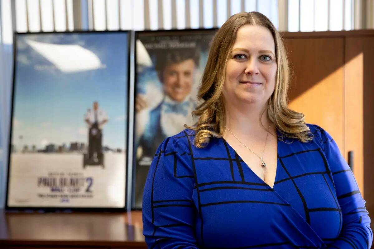 Kim Spurgeon, directora de la Oficina Cinematográfica de Nevada, en el edificio Grant Sawyer ...