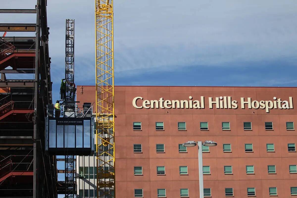 Centennial Hills Hospital durante una ceremonia de finalización de un proyecto de ampliación ...