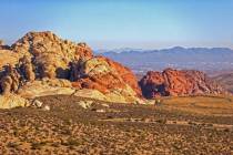 Red Rock Canyon el martes 5 de enero de 2021, en Las Vegas. (Benjamin Hager/Las Vegas Review-Jo ...