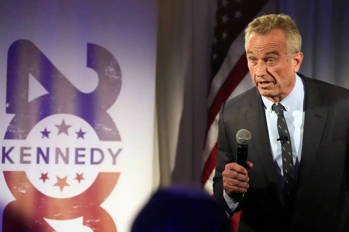 Robert F. Kennedy Jr. es uno de los primeros políticos importantes que se presentan a las elec ...