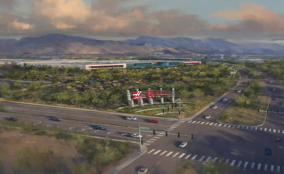 Representación de la planta de Haas Automation en Henderson. (Cortesía de Triliad Development)