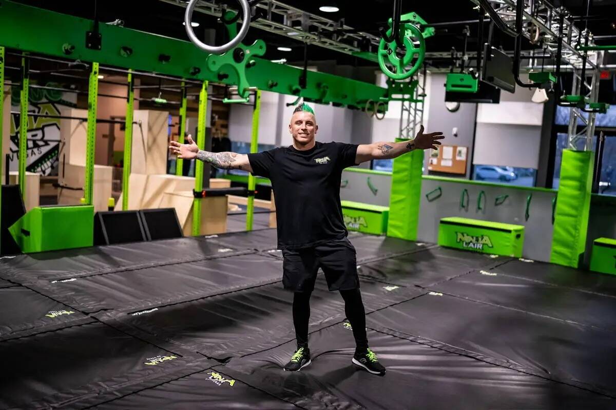 Pericoloso, finalista de American Ninja Warrior, ha abierto un gimnasio en Las Vegas. (Ninja Lair)