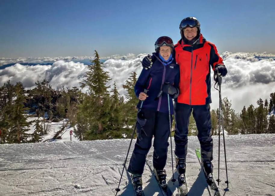 Above the Clouds author David Coulson and photographer Maria Coulson.  (Maria Coulson)