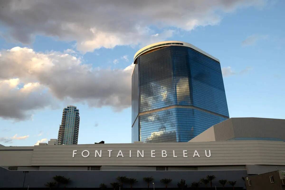 Fontainebleau Las Vegas el martes 7 de noviembre de 2023, en Las Vegas. (Ellen Schmidt/Las Vega ...