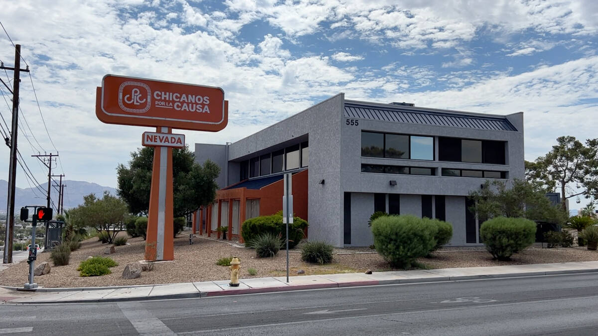 Edificio de Chicanos por la Causa en el 555 N. Maryland Parkway en Las Vegas. (Kevin Cannon/Las ...