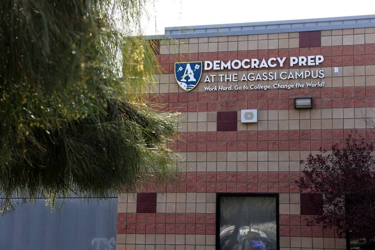 Democracy Prep en el Campus Agassi se muestra en Las Vegas el miércoles 17 de enero de 2024. ( ...