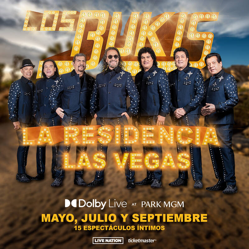 Los Bukis anunciaron la primera residencia de un artista hispano en español en el Strip de Las ...