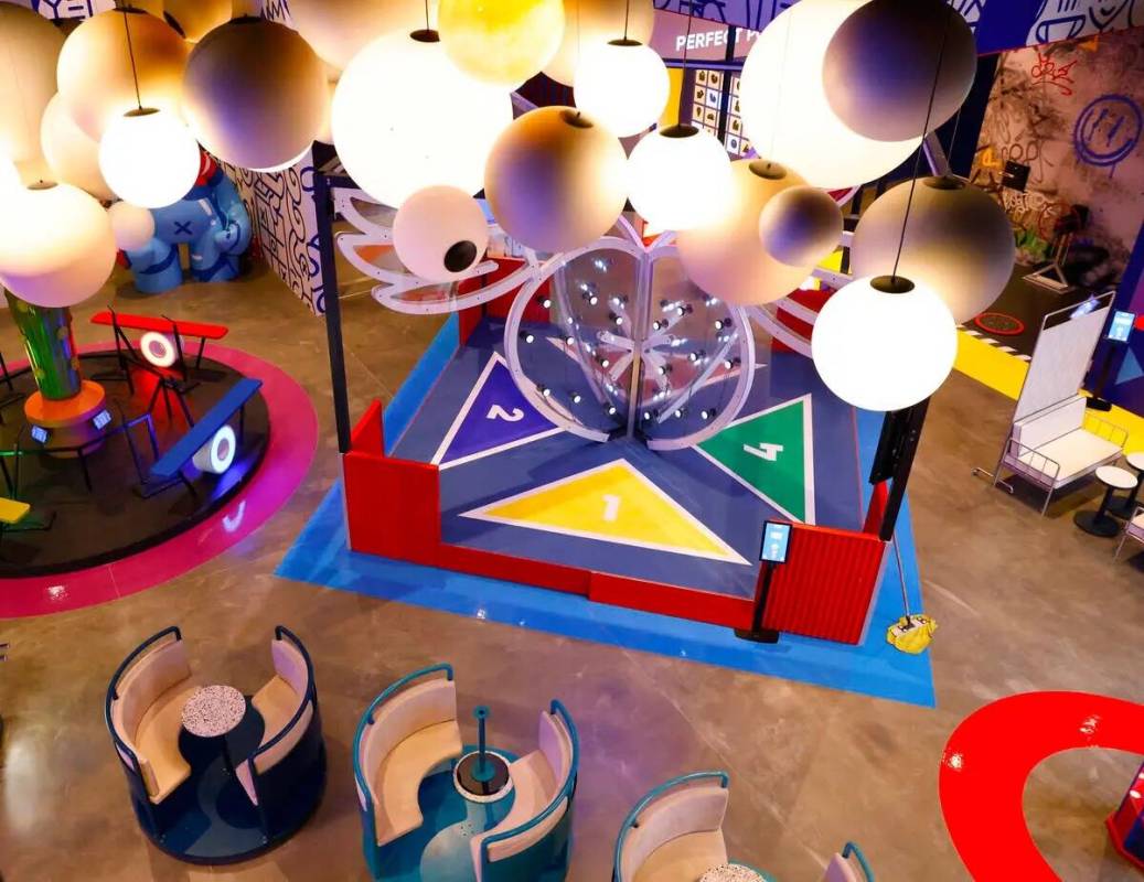 Play Playground, un colorido lugar interactivo sin juegos de azar, se ve en el Hotel y Casino L ...