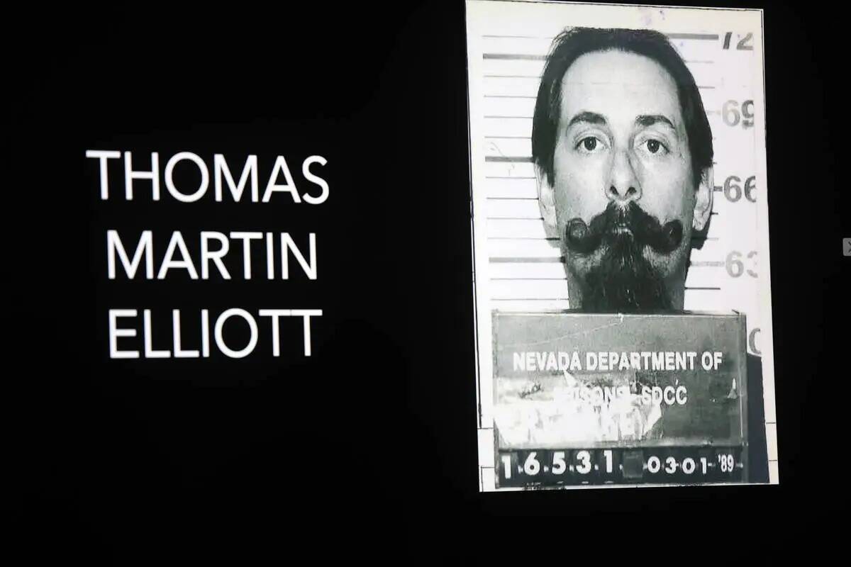 Una foto de Thomas Martin Elliott, que según la policía asesinó a Sherrie Bridgewater en Las ...
