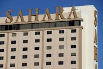 El Sahara Las Vegas el jueves 3 de febrero de 2022. Las recientes renovaciones del casino resor ...