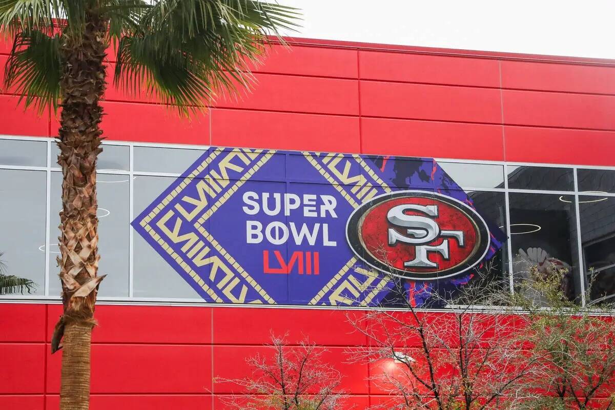 Las instalaciones de entrenamiento de los San Fransisco 49ers para el Super Bowl LVIII se está ...
