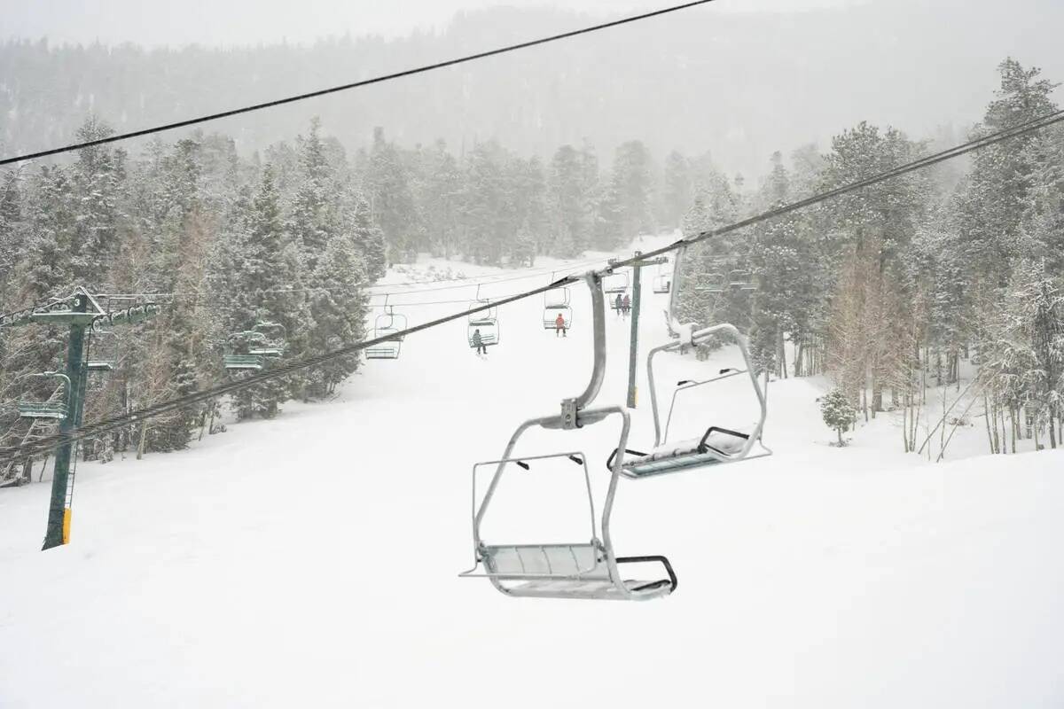 Lee Canyon sufrió una avalancha el lunes 5 de febrero de 2024. (Foto de Lee Canyon)