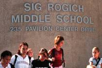 Sig Rogich Middle School (Las Vegas Review-Journal)