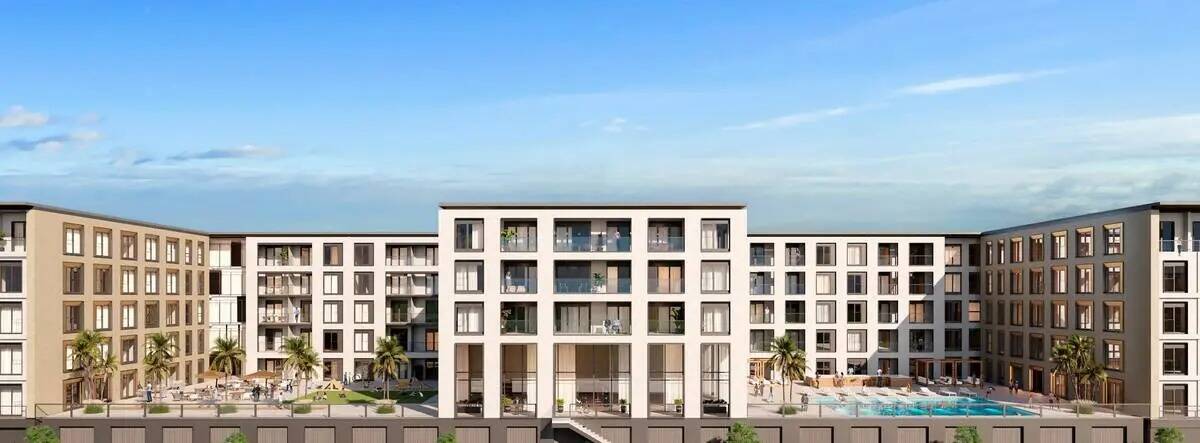 Representación del proyecto de apartamentos Flats Arts District, que aportará más de 300 uni ...